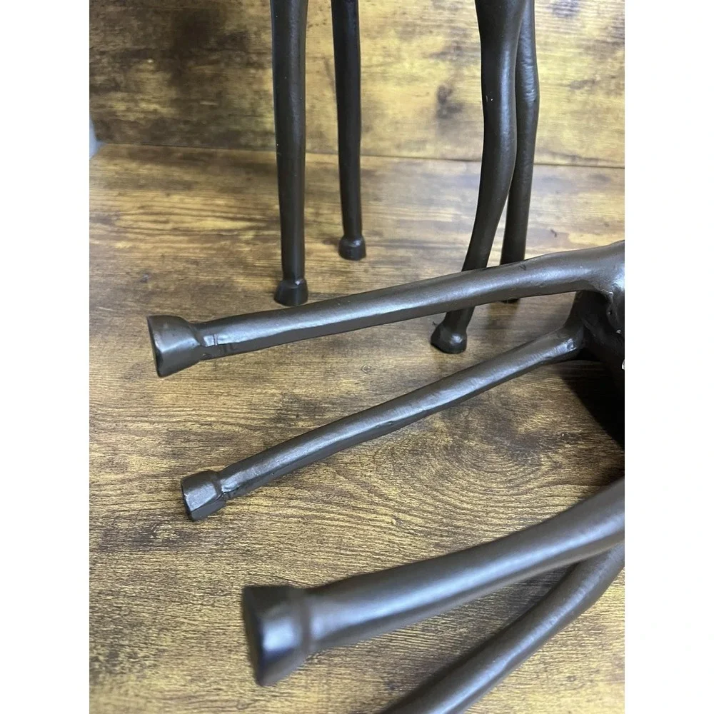Lot 2 large Tall‎ Metal giraffe set candle/tealight holders/ Fireplace Decor